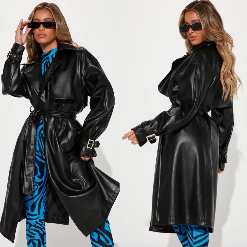 Mysterious Girl Trench Coat